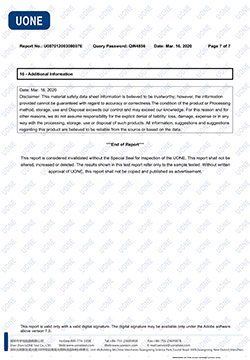 304F MSDS report 2