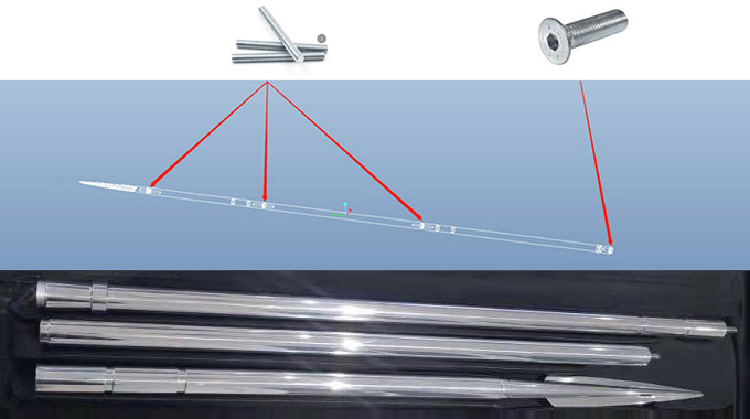 cnc machining Forging process arrow parts-1