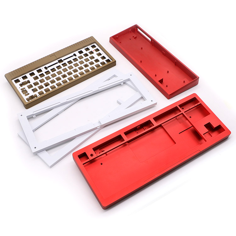  custom aluminum cnc machining mechanical keyboard case