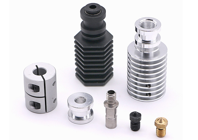 CNC precision machining of various 3D printer parts