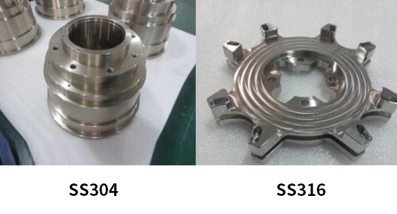 Stainless steel CNC machining materials: what is the difference between stainless steel 304 and 316