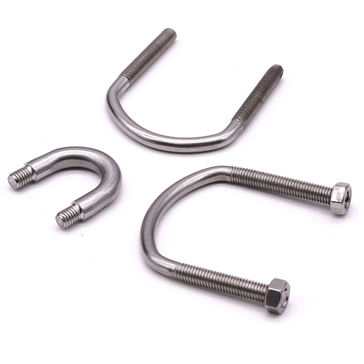 Stainless Steel 304 M30 18 8 Round Bend U Bolt