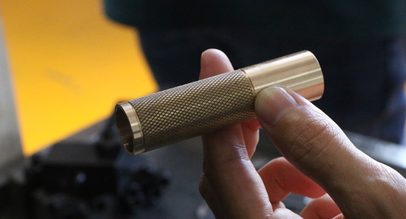 Diamond Knurling cnc machining parts