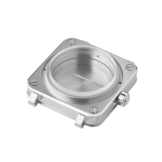 Polished Aluminum Watch Case CNC Machined Components