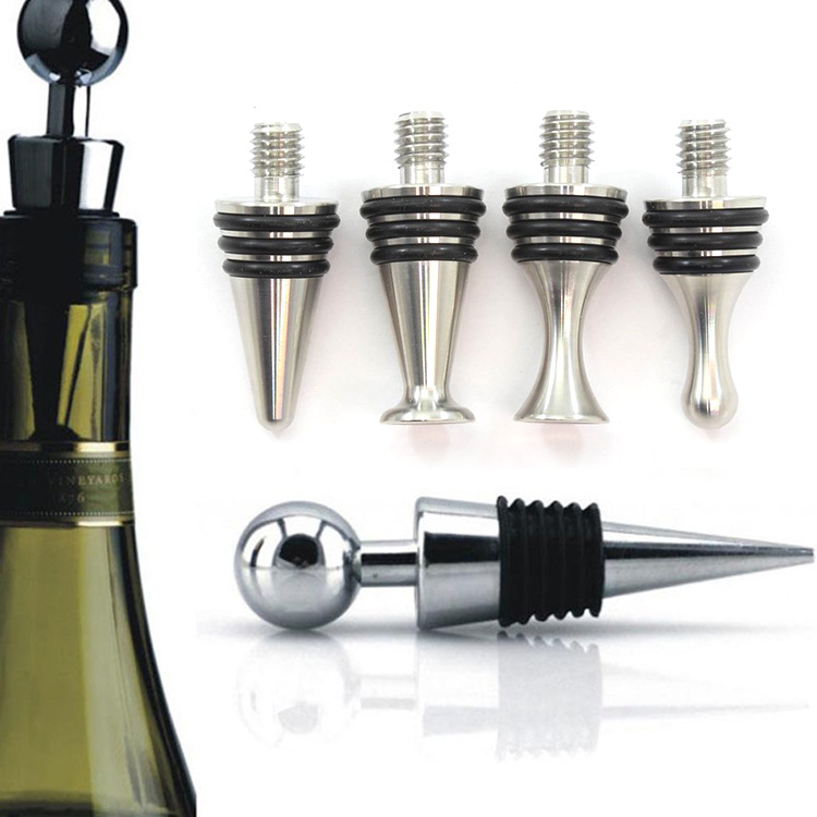 304 Stainless Steel Metal Wine Bottle Stoppers