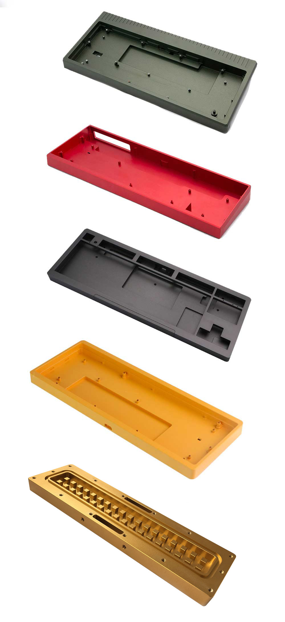  Custom Aluminum CNC Machining Mechanical Keyboard Case