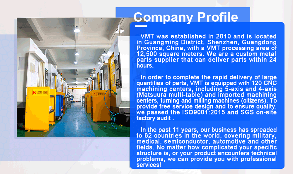 Introduction of VMT CNC machining factory