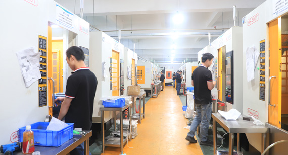 China CNC machining factory