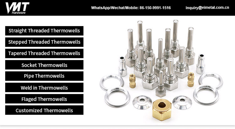 Stainless Steel Thermowell, Temperature Sensor