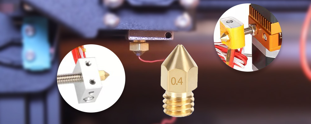 Custom CNC 3d Printer Brass Nozzle