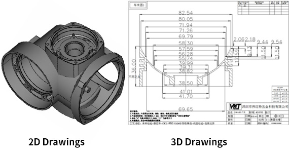 cnc precision parts Drawing review and design verification