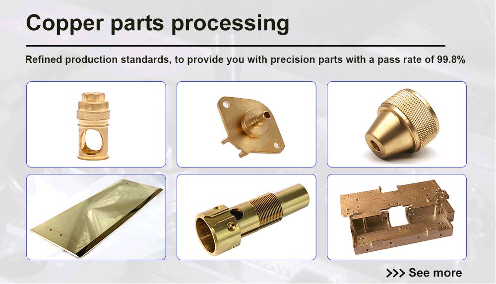 copper CNC machining parts