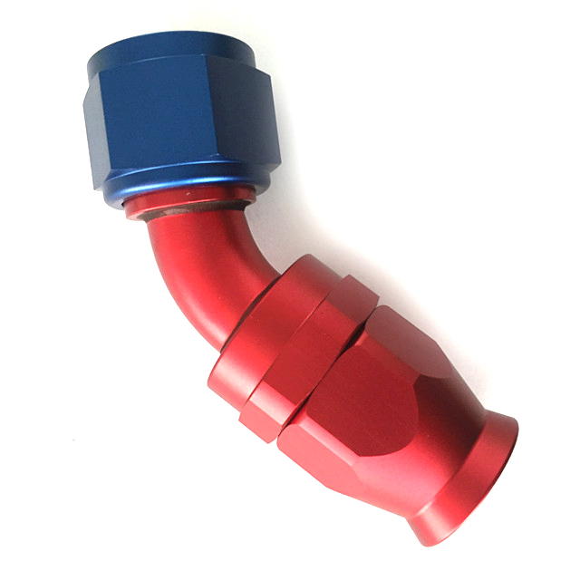 Custom 45 Degree PTFE Hose End Fittings