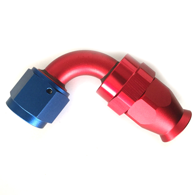 Aluminum 6AN 90 Degree PTFE Hose End Fitting