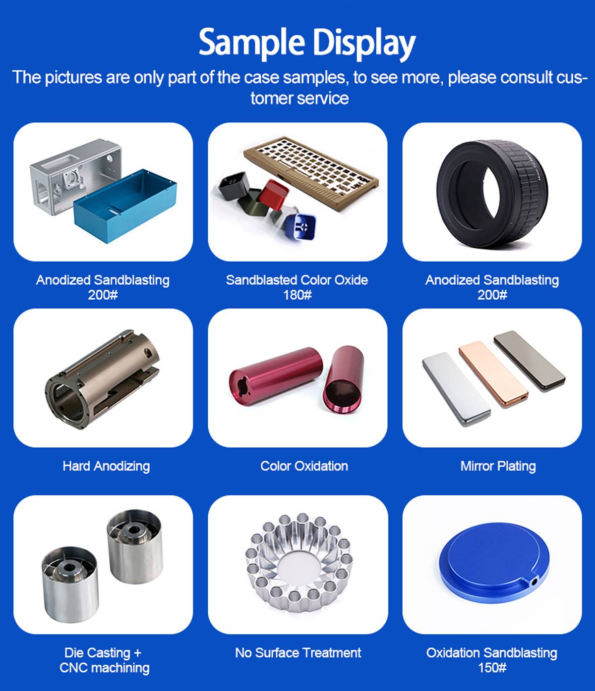 cnc machining Samples