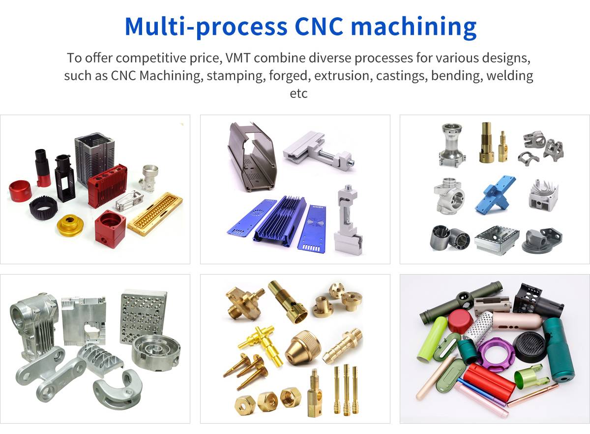 Multi-process CNC machining parts