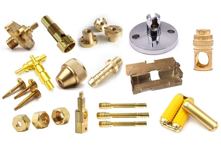 copper CNC machining components parts
