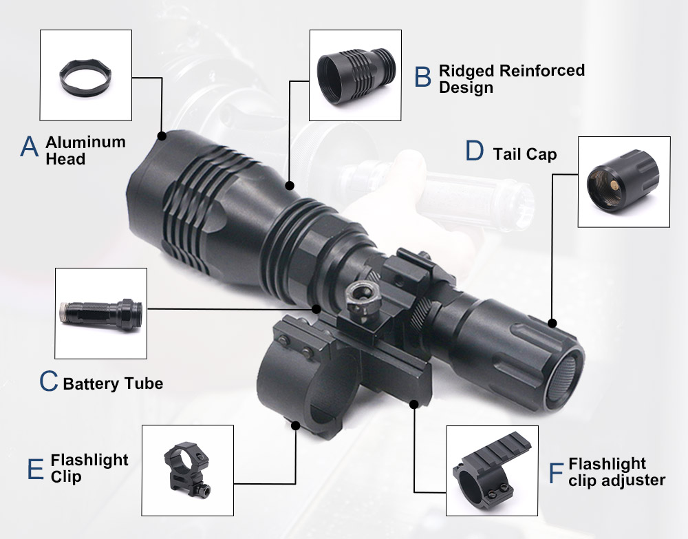 Custom CNC Flashlight Housing Machining Parts