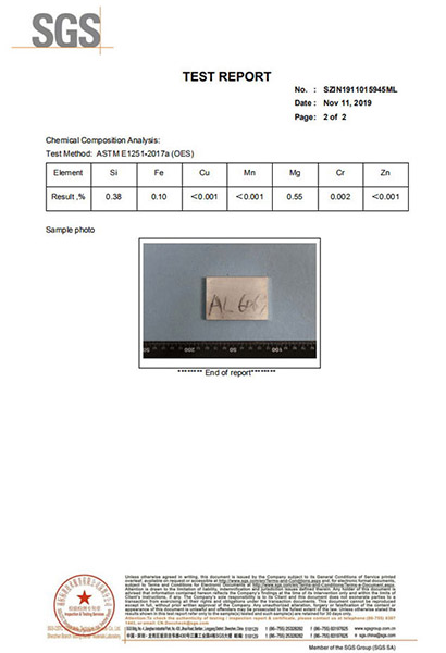 VMT Material testing and certification