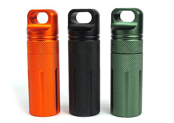 CNC Waterproof Edc Pill Bottle parts Surface Treatment