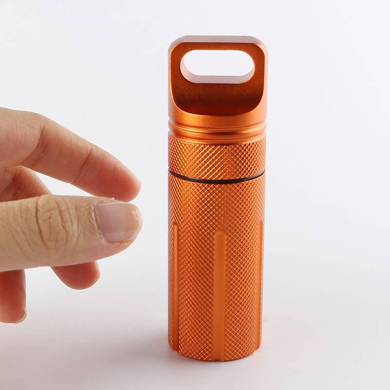 CNC Waterproof EDC Pill Bottle Case Box