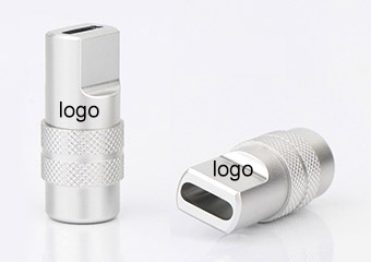 Customized Logos on CNC USB Type C Metal Housing