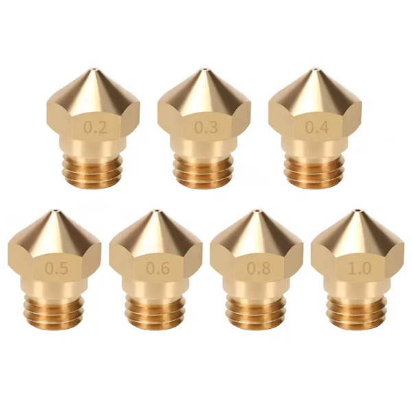 Custom MK10 CNC 3d Printer Brass Nozzle