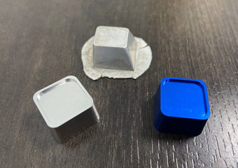 Die-casting + Custom CNC Metal Mechanical Keycaps