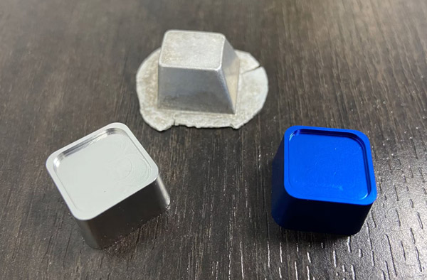 Zinc CNC Machining Mechanical Keycaps