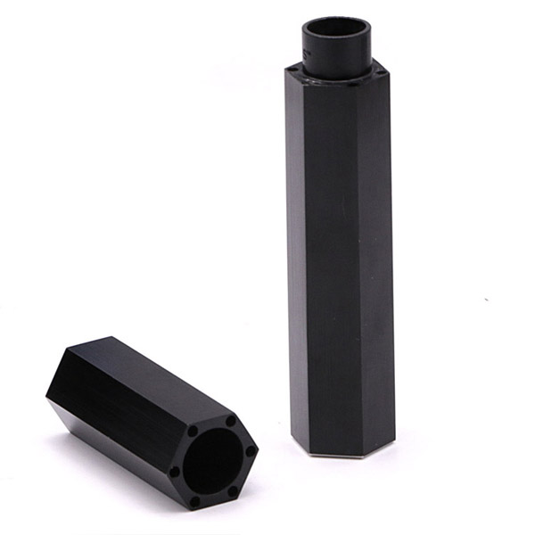 black Custom CNC Machining Metal Cigar Tubes