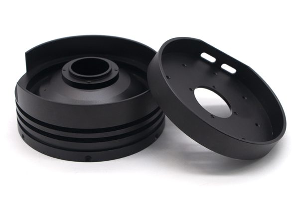 black Custom Aluminum CNC Milling Parts