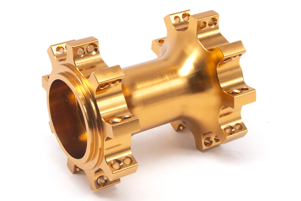 gold Custom Aluminum CNC Milling Parts