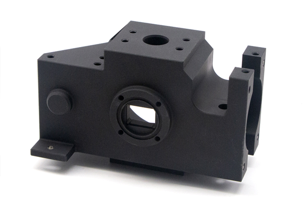 black Custom Aluminum CNC Milling Parts-