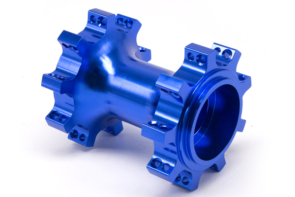 blue Custom Electronic Aluminum CNC Parts Fabrication Services