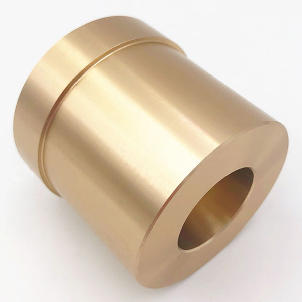 Custom CNC Machining brass Flange Sleeve Bushing