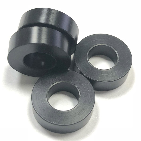 Custom CNC Machining Nylon Flange Sleeve Bushing