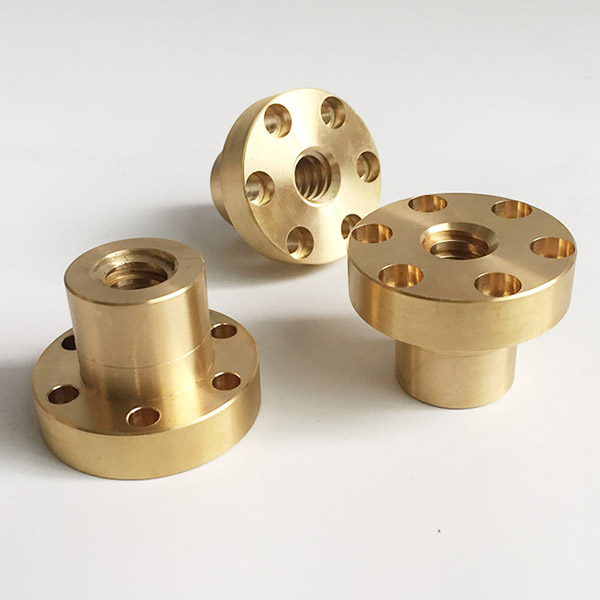 CNC Machining Brass Flange Sleeve Bushing