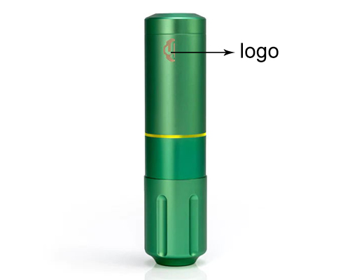 Custom CNC Machining green Tattoo Pen Machine Motor Shell logo