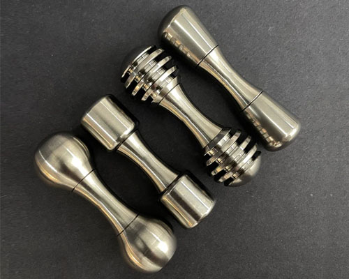 Custom CNC Machining Titanium Knuckle Roller Fidget