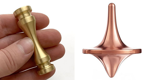 Custom CNC Machining Brass Copper Knuckle Roller Fidget