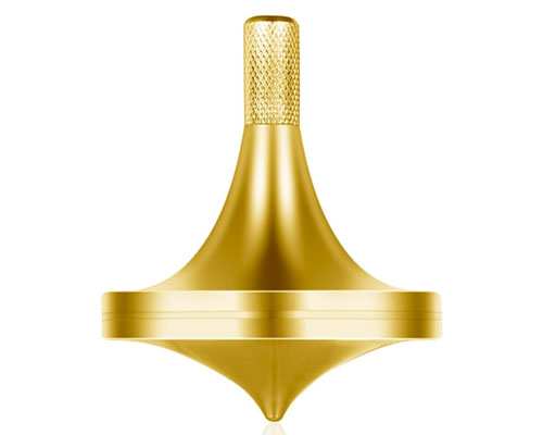 Custom CNC  brass Spinning Top