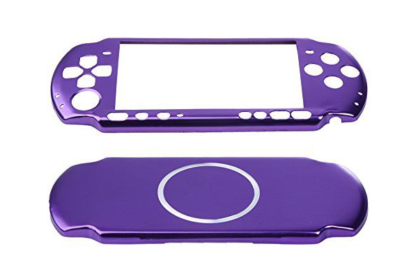CNC Purple anodized Aluminum Protective Game Console Cover Case