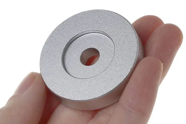 Sandblasting aluminum cnc machining parts