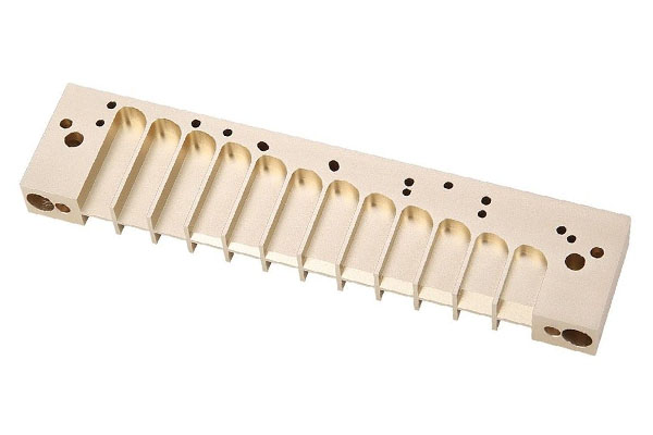 Aluminum Brass Titanium Gold Comb Chromatic Harmonica CNC Machining