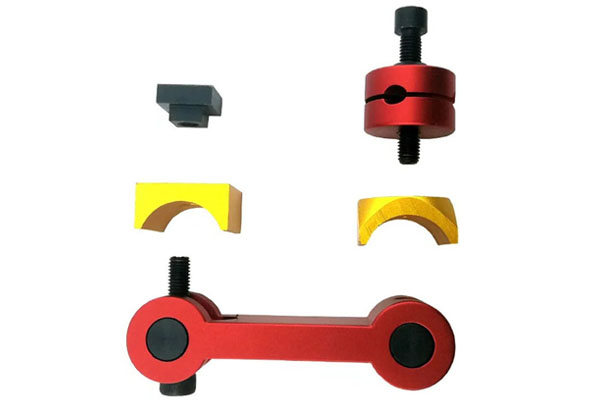 Custom Adjustable Aluminum Alloy Work Stop Locator Tool CNC Machining