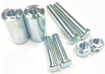 Custom CNC Aluminum Galvanized Zinc Coating M3 Nut and Bolt Plug Surface Treatment