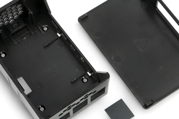 Custom CNC Machining Black HighPi Raspberry Pi Pi B+/2/3 Plastic Metal Case