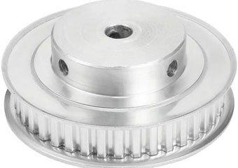 Custom CNC Aluminum Belt Timing Idler Pulley Synchronous Wheel Surface Treatment