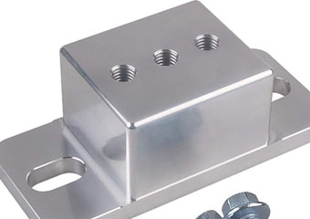 Custom CNC Aluminum Billet Solid Transmission Mount Surface Treatment