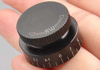 Custom CNC Aluminum Optics Helix Windage Turret Dials Surface Treatment